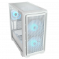 Caja PC MX600 Mini RGB Blanco