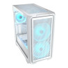 Caja PC MX600 Mini RGB Blanco