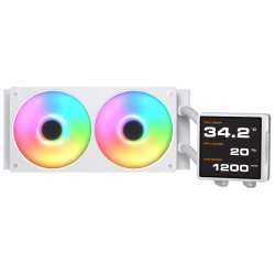 Refrigeración Líquida Poseidón Vistek PRO ARGB 240 Blanco