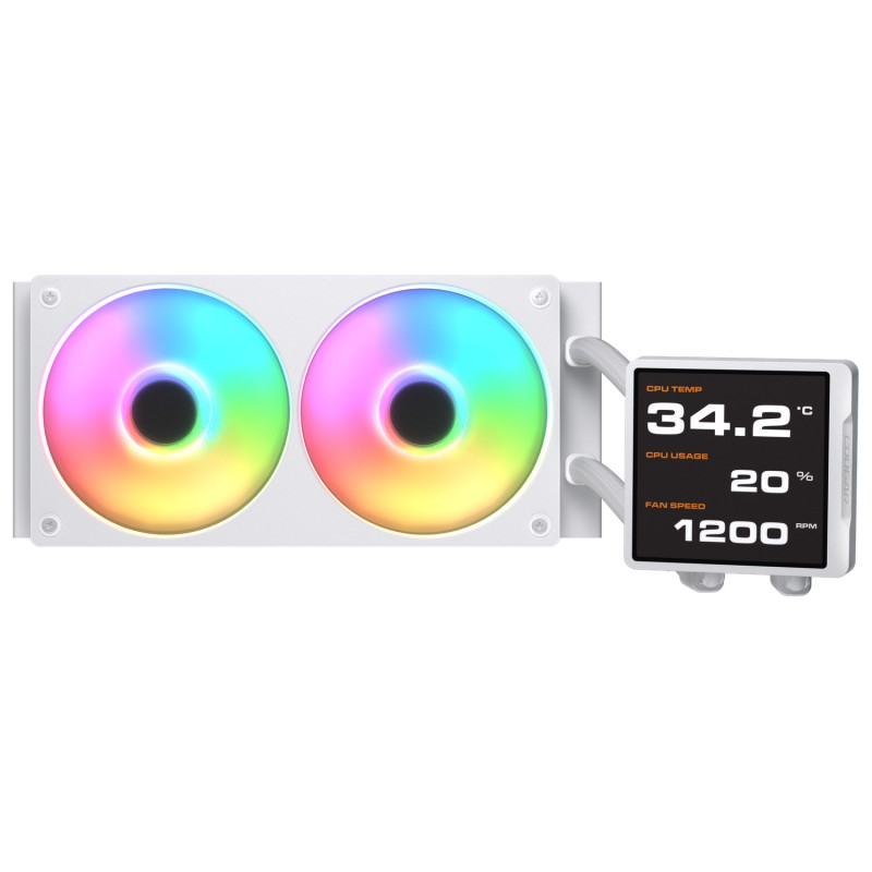 Refrigeración Líquida Poseidón Vistek PRO ARGB 240 Blanco