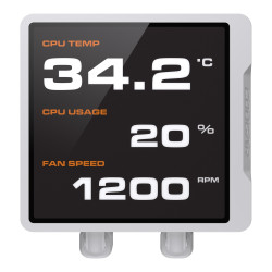 Refrigeración Líquida Poseidón Vistek PRO ARGB 240 Blanco
