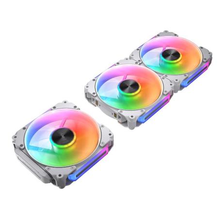 Ventilador Modular Apolar 120 ARGB Blanco (3pcs)