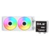 Cougar Ref. Liq Poseidon Vistek Pro ARGB 240 White