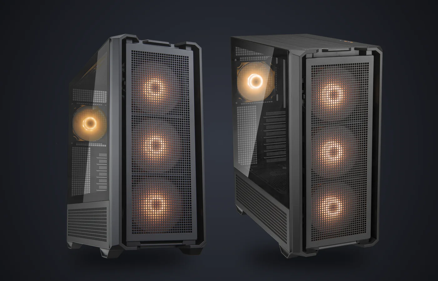 Caja PC COUGAR MX600 RGB negra