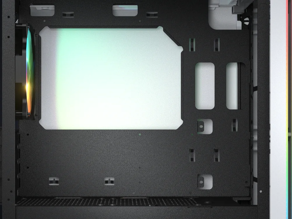 Interior de la caja COUGAR Purity RGB Blanco