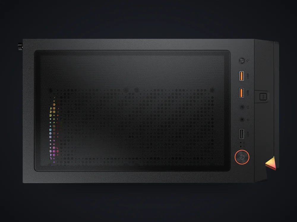 Caja COUGAR Purity RGB vista desde arriba