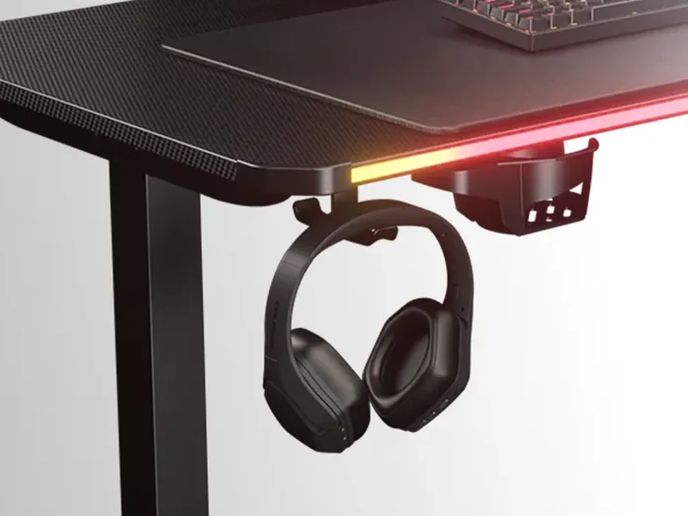 Gancho para auriculares bajo el tablero de la mesa E-Ares 120