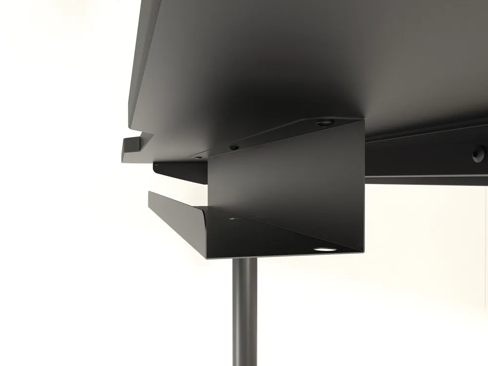 Tapa y soporte de cables ocultos bajo el tablero de la mesa E-ODYSSEY