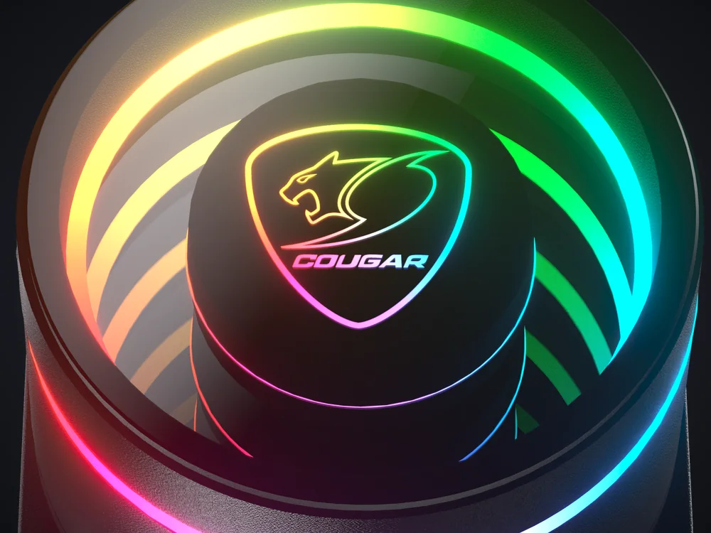 Cabezal de la bomba de la COUGAR Poseidón Elite ARGB con efecto de espejo infinito