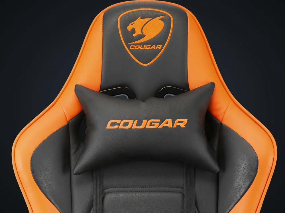 Cojín de cabeza de la silla COUGAR Armor Elite naranja