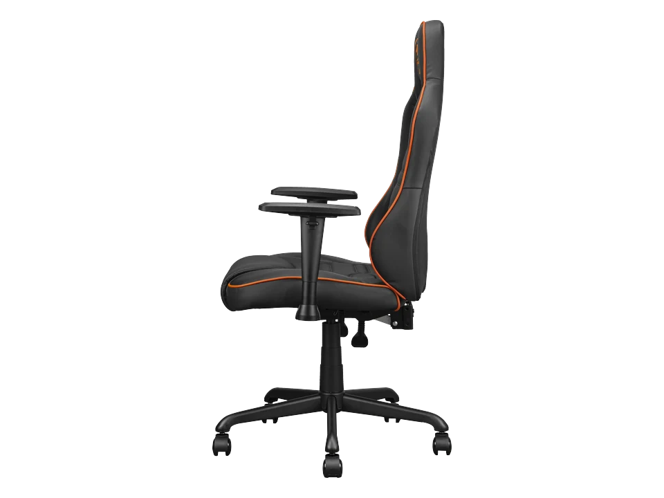 Silla Fusion S de perfil con el respaldo recto