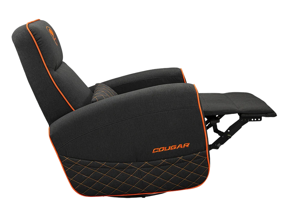 Sillón Fidom reclinado con el reposapiés desplegado