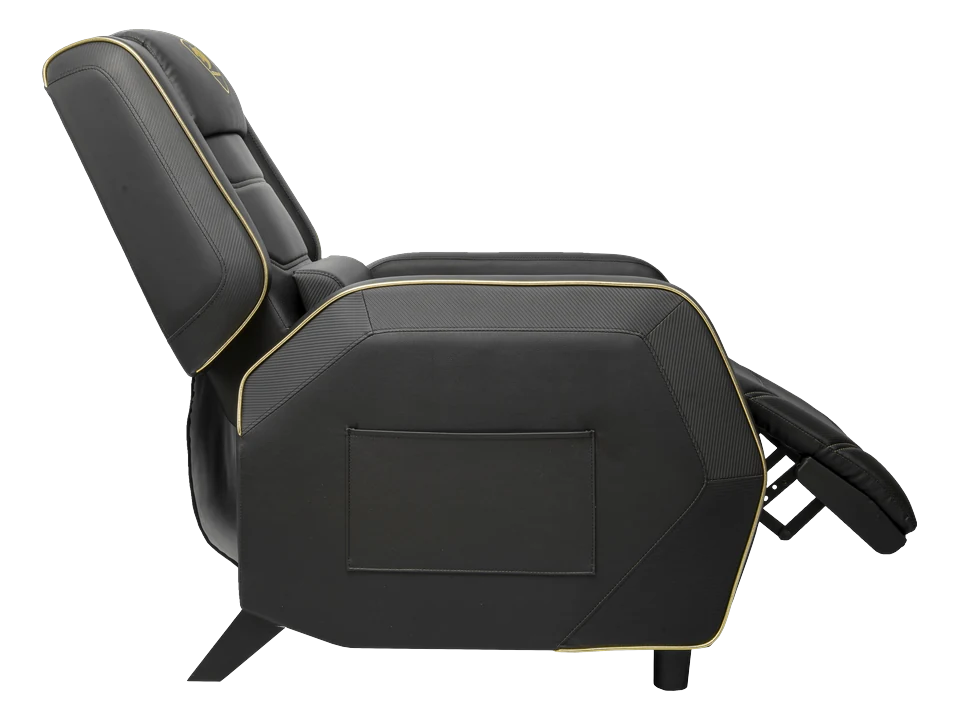 Sillón COUGAR Ranger S Royal reclinado a 125° con el reposapiés desplegado