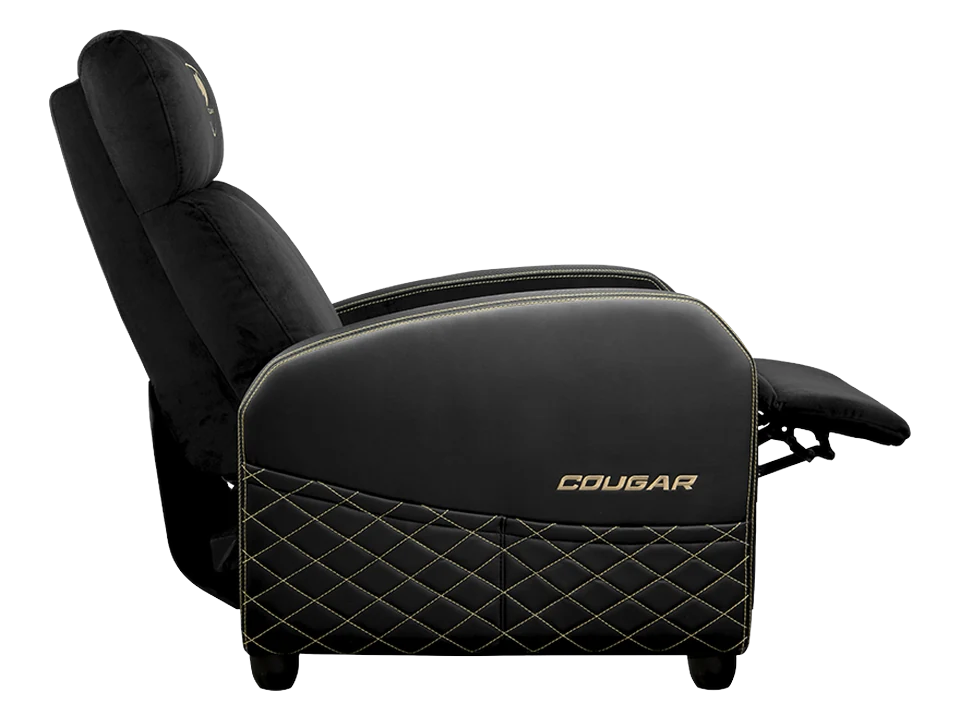 Sillón Ranger Elite reclinado a 135 grados con el reposapiés abierto
