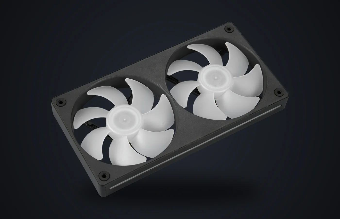 Ventilador COUGAR UNITY240-FB A-RGB, con dos ventiladores en un solo marco